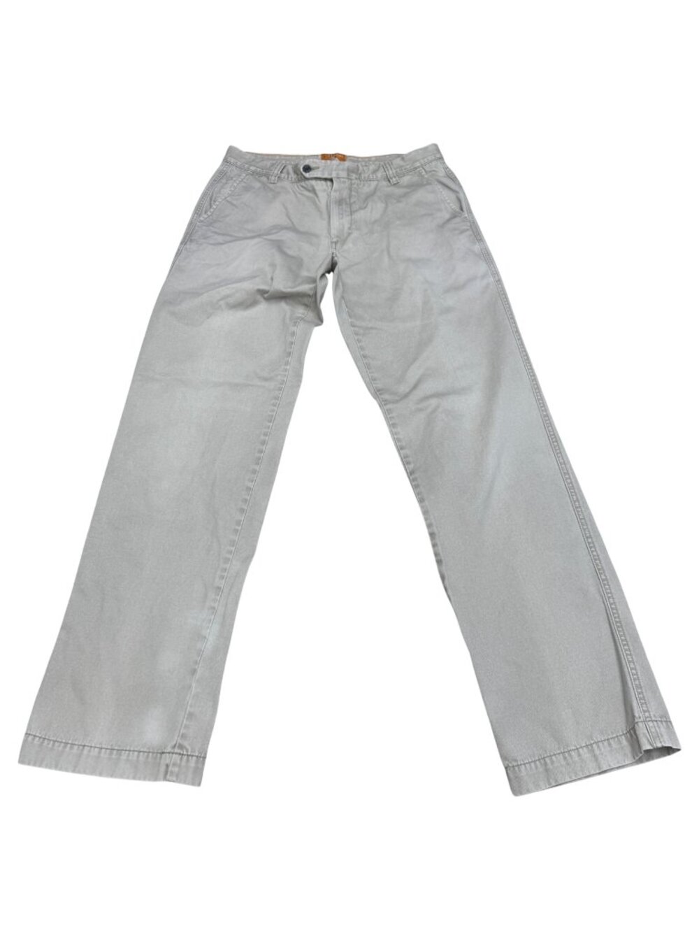 Tommy Bahama Men's Beige Casual Chino Pants Straight Fit Pima Cotton, Sz 33x34